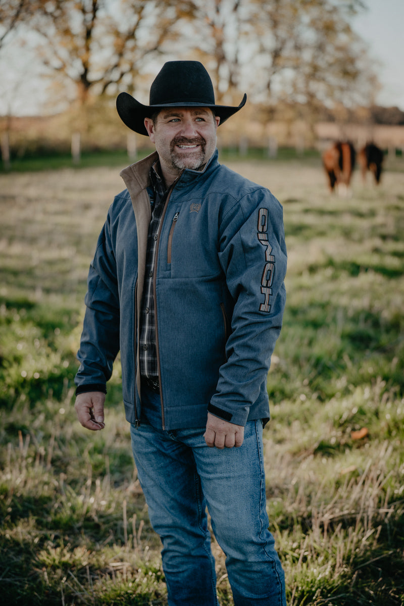 'Grayson' Men's CINCH Bonded Jacket Blue (S-XXL)