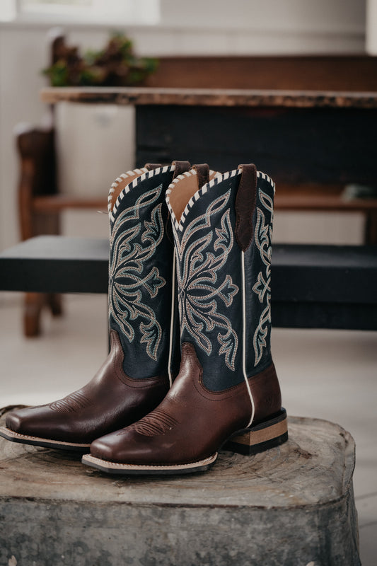 'Showdown' Women's Ariat Espresso Textured Boot (Sizes 6.5, 8.5 & 11)