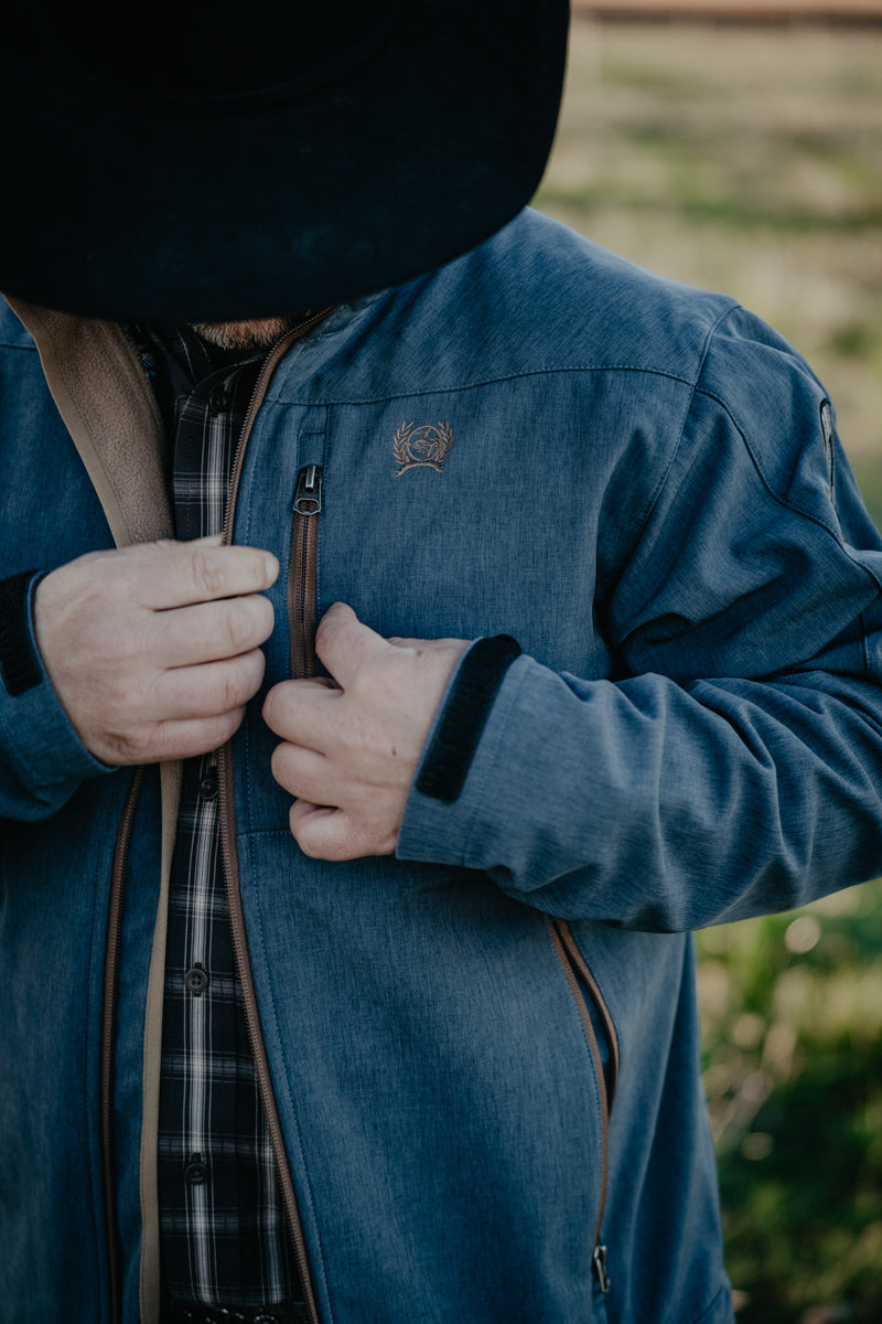 'Grayson' Men's CINCH Bonded Jacket Blue (S-XXL)