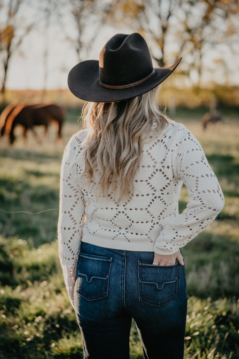 'Ramona' Eyelet Button Front Sweater by Z Supply (XS-L; 2 Colours)