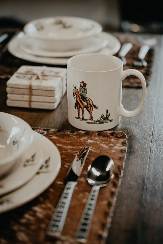 Ranch Life In Colour 16pc Ceramic Dinnerware Set (4 Settings)