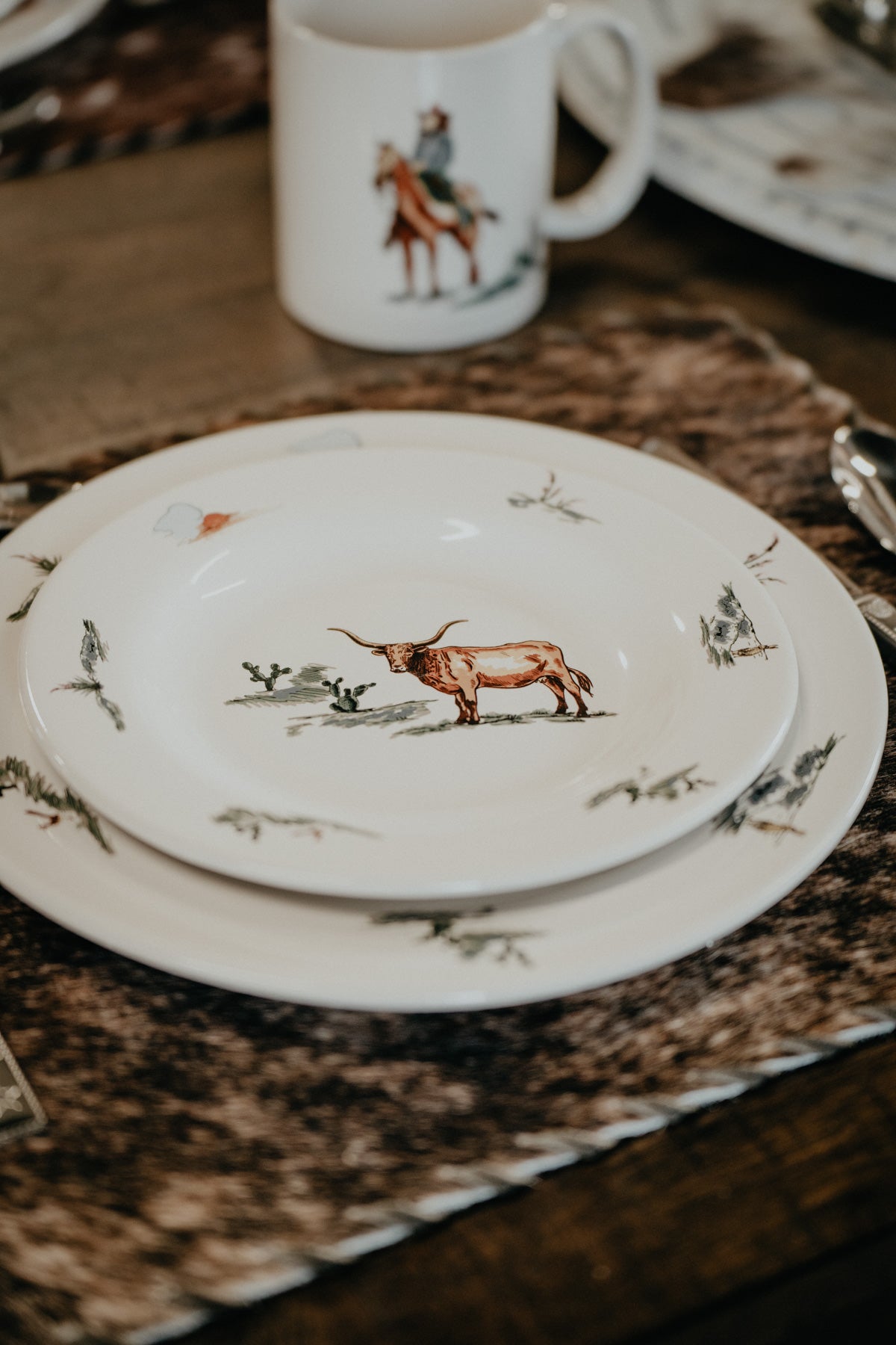 Ranch Life In Colour 16pc Ceramic Dinnerware Set (4 Settings)