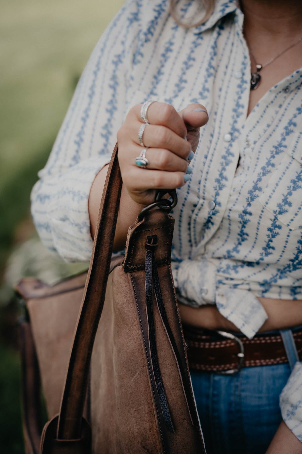 STS Cowhide 'Mail Bag'