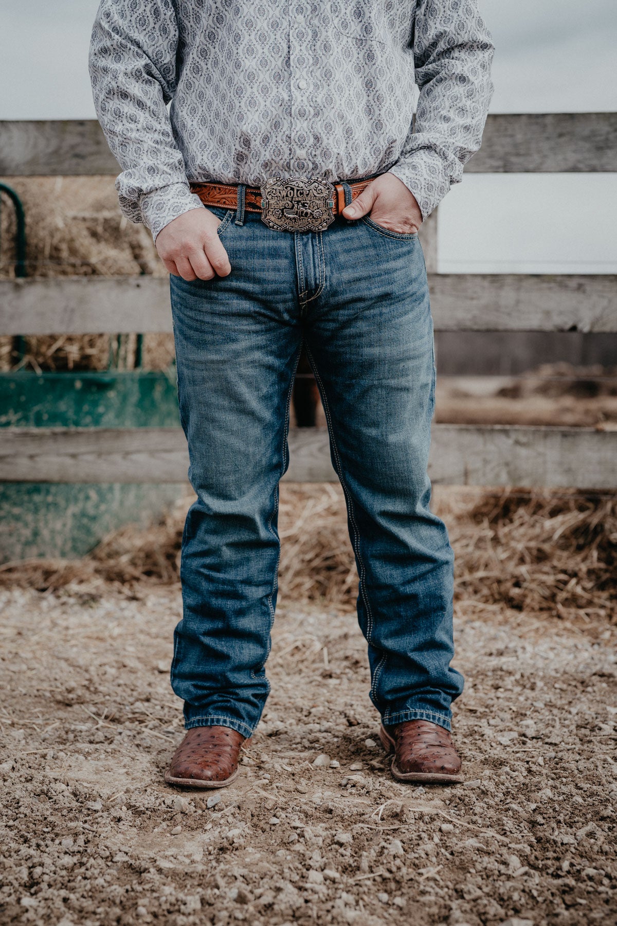 'Brighton' Men's Ariat M7 Slim Fit Straight Leg Jean (Size 29-40)