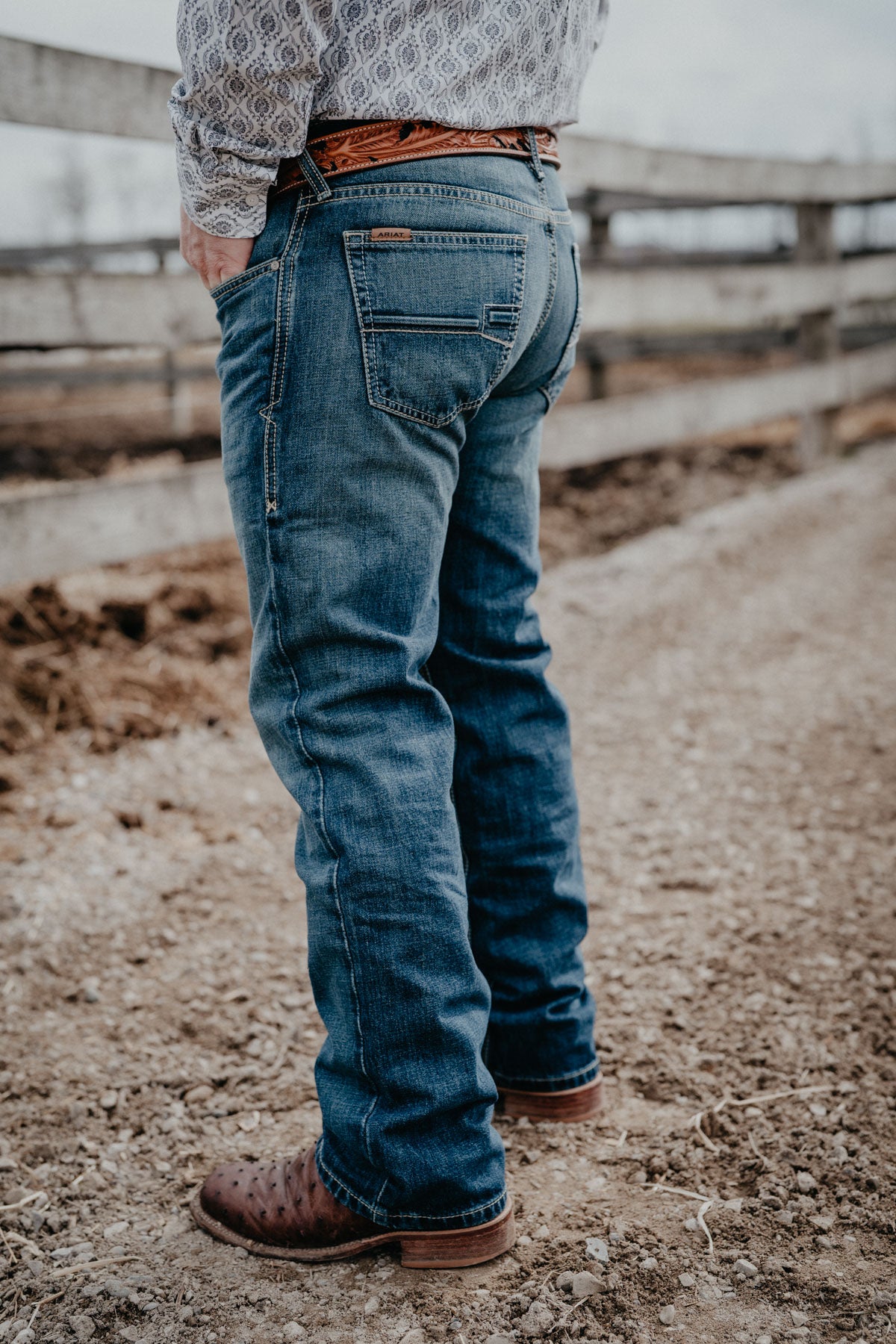 'Brighton' Men's Ariat M7 Slim Fit Straight Leg Jean (Size 29-40)