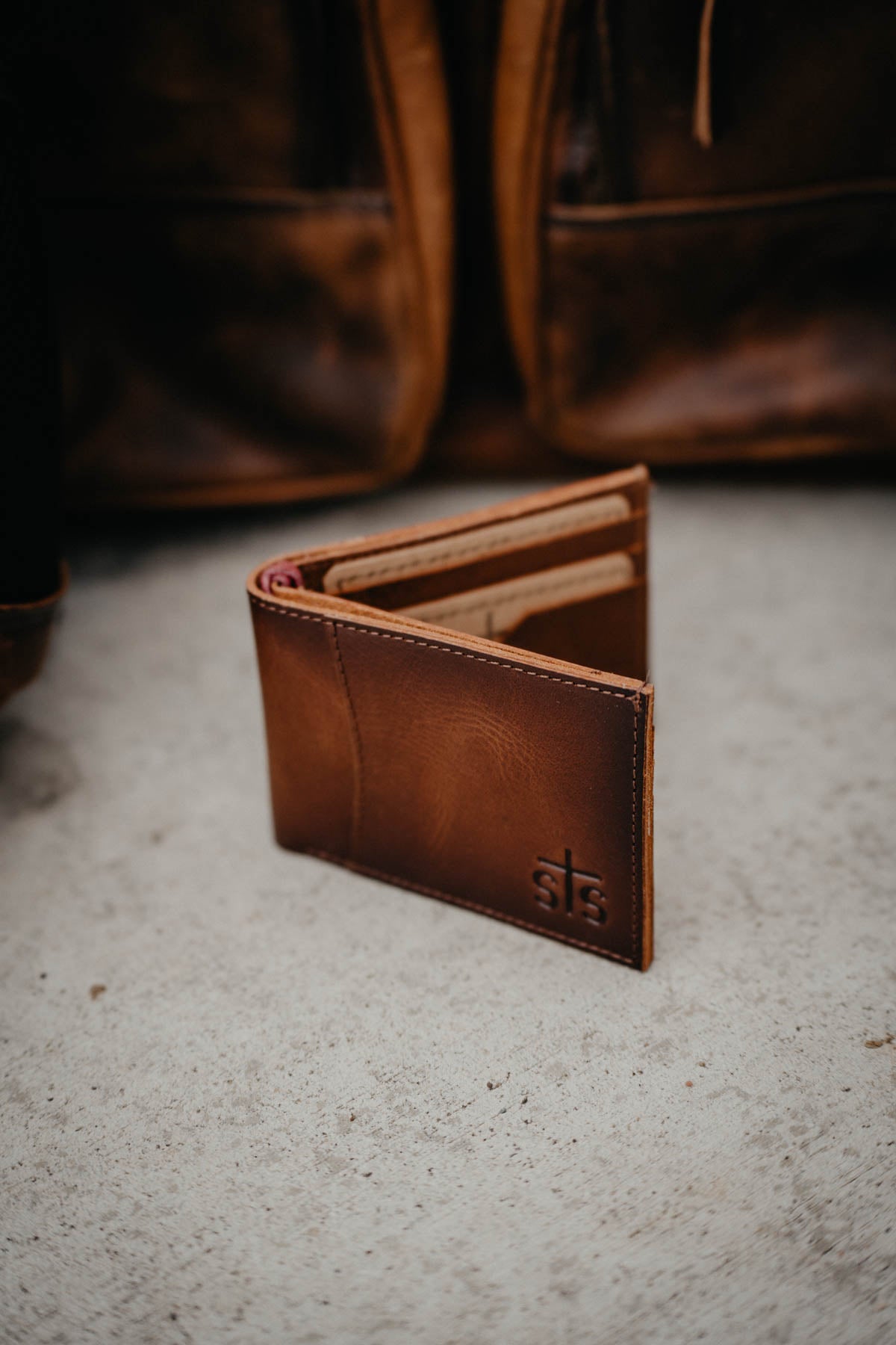 'Tuscan' Men's Leather Bifold II Wallet by STS Ranchwear - STS61488