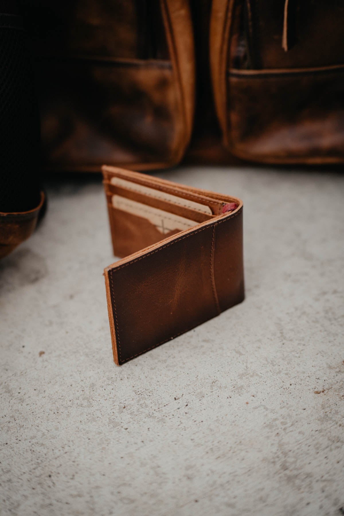 'Tuscan' Men's Leather Bifold II Wallet by STS Ranchwear - STS61488