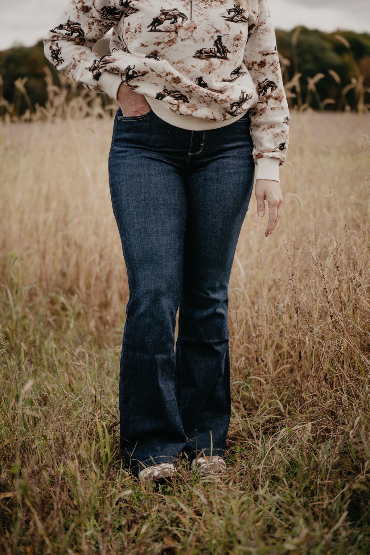 'Katey' Bespoke Flare Jean by Wrangler (31/32 Only)