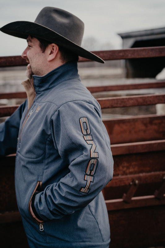 'Grayson' Men's CINCH Bonded Jacket Blue (S-XXL)