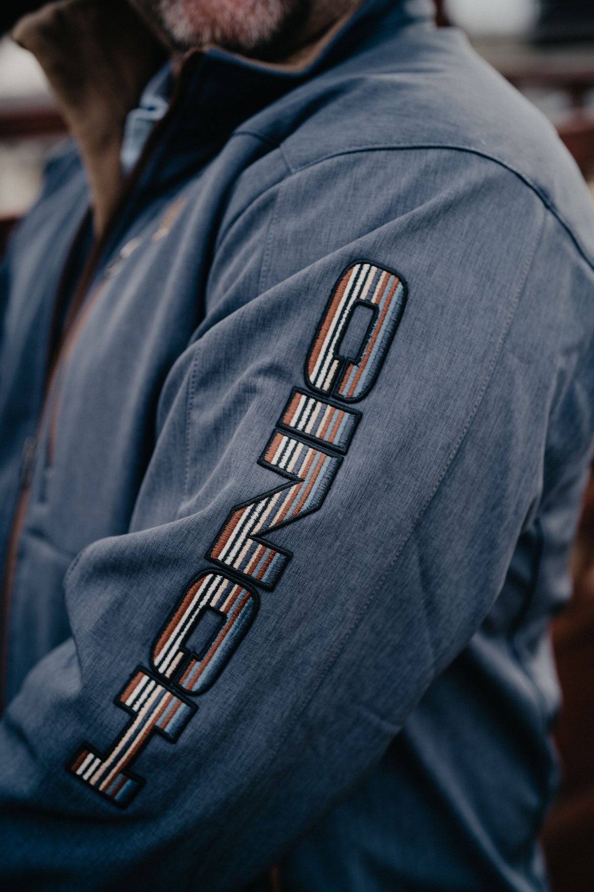 'Grayson' Men's CINCH Bonded Jacket Blue (S-XXL)