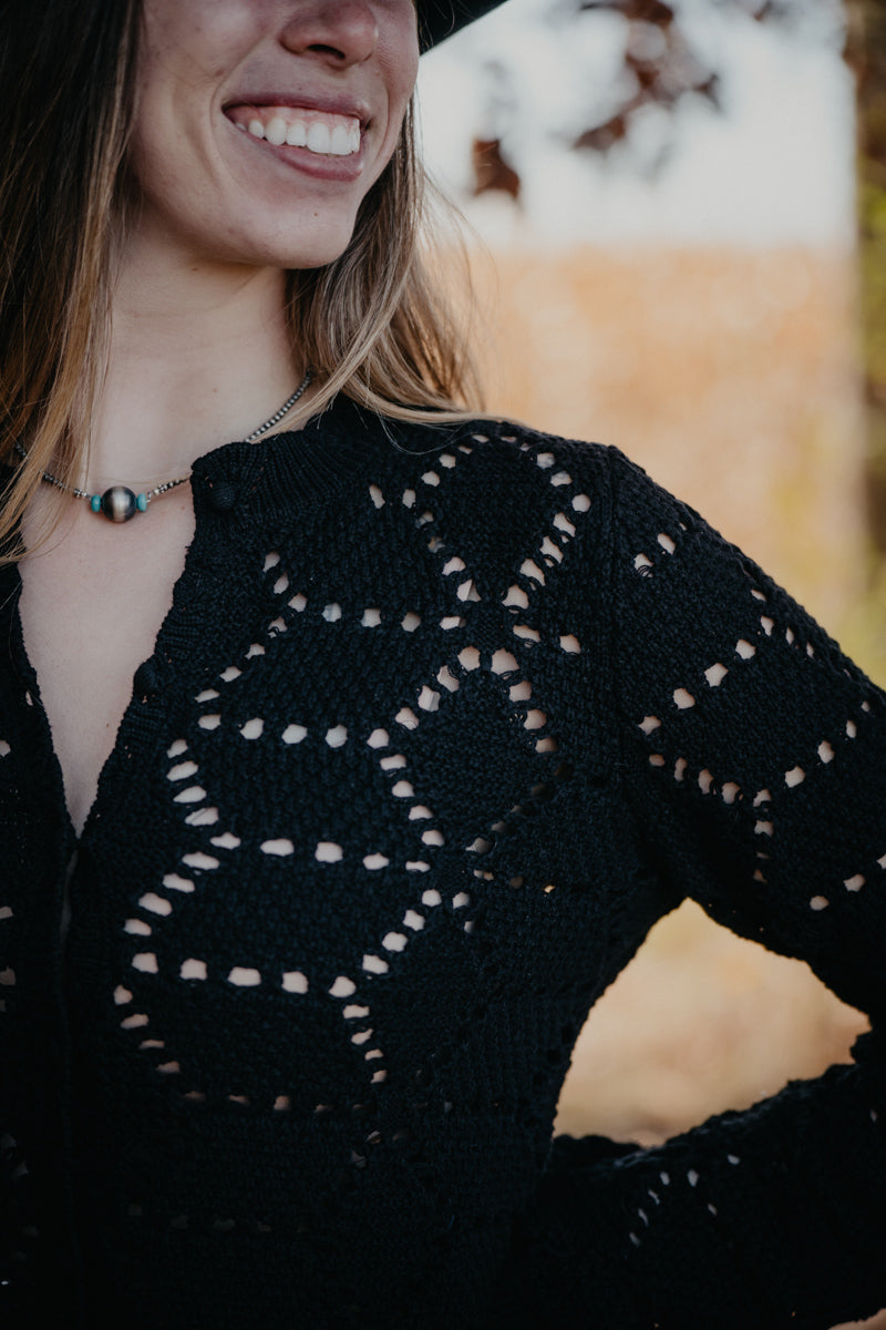 'Ramona' Eyelet Button Front Sweater by Z Supply (XS-L; 2 Colours)