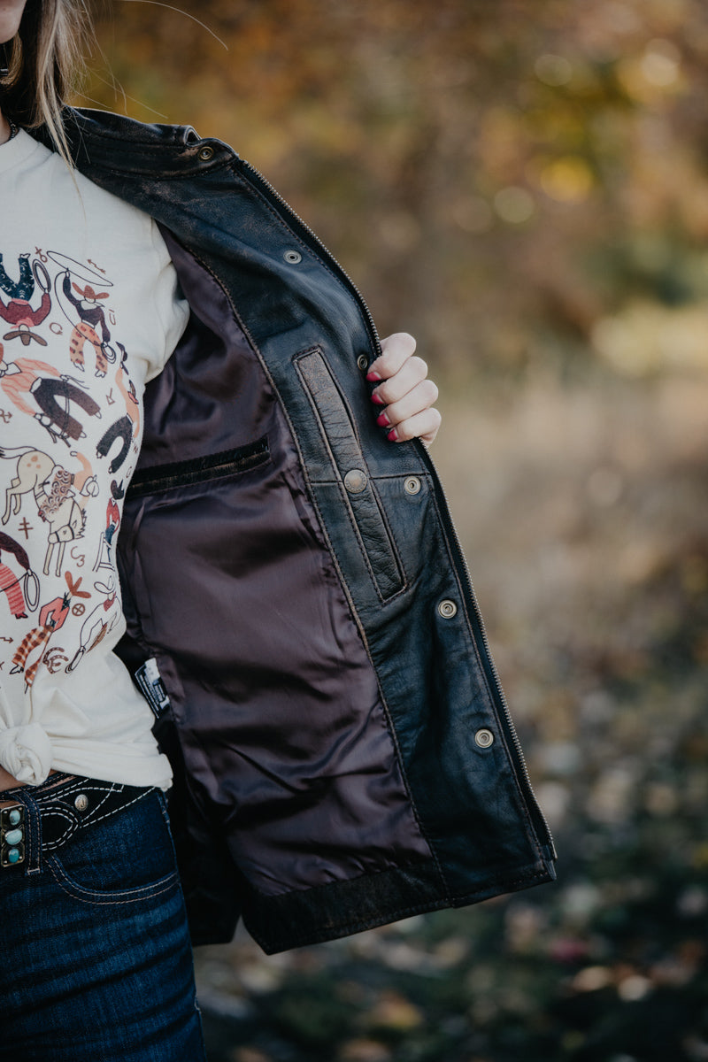 'Antique Rancher' Women's Leather Jacket by STS Ranchwear (XS-XXL)