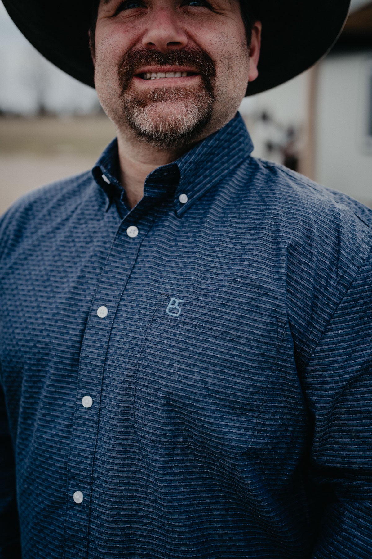 'Brandan' Men's Long Sleeve Button Down Shirt by Panhandle Slim (S-XXL)