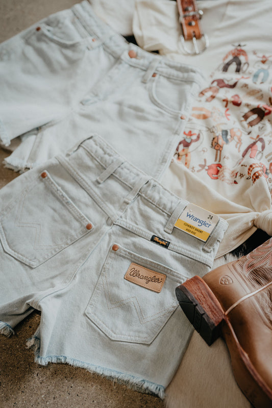 'Sugar' Wrangler High Rise Cowboy Short 3.5" Inseam (24-33)