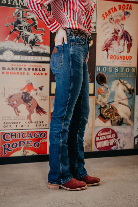 'Isla' Retro High Rise Bootcut Jean by Wrangler (24-35)