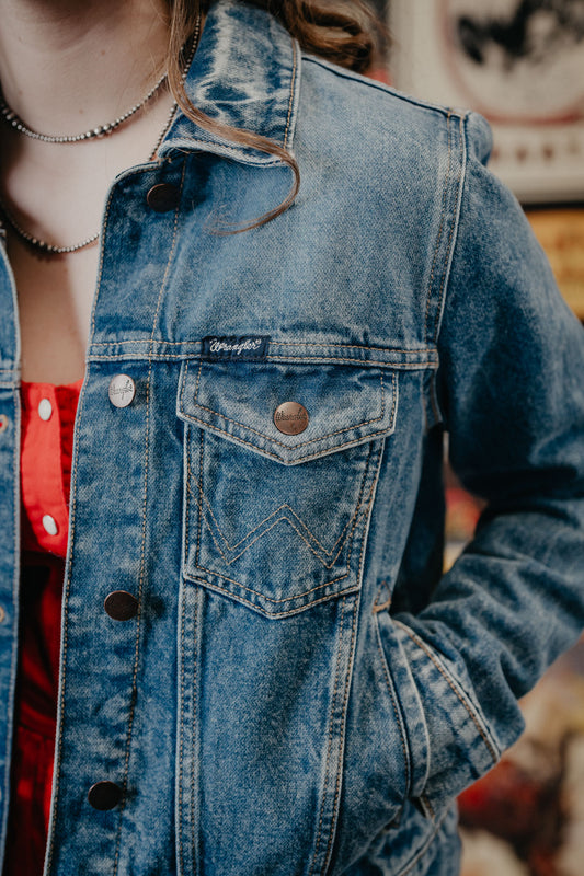 'Wendie' Wrangler Women's Unlined Denim Jacket (S - XXL)