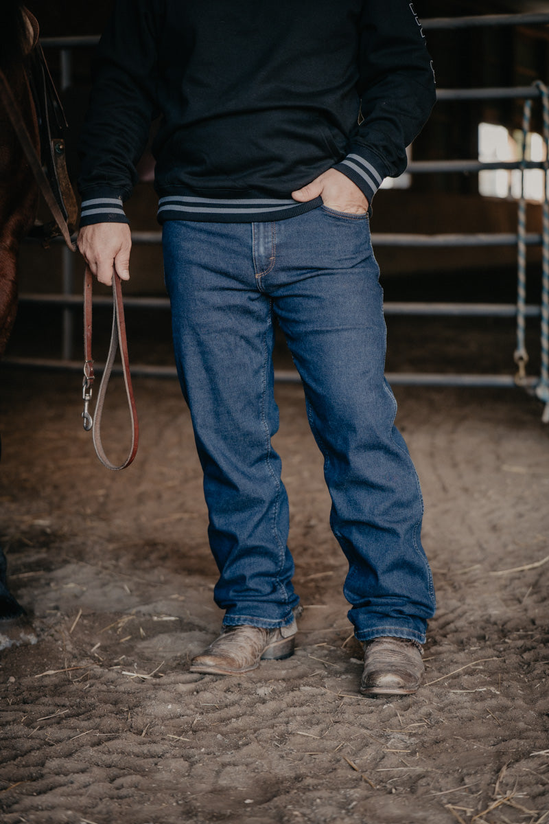 'Tucker' Men's Wrangler Fleece Lined Jeans (Size 30-38)