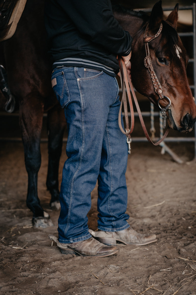 'Tucker' Men's Wrangler Fleece Lined Jeans (Size 30-38)