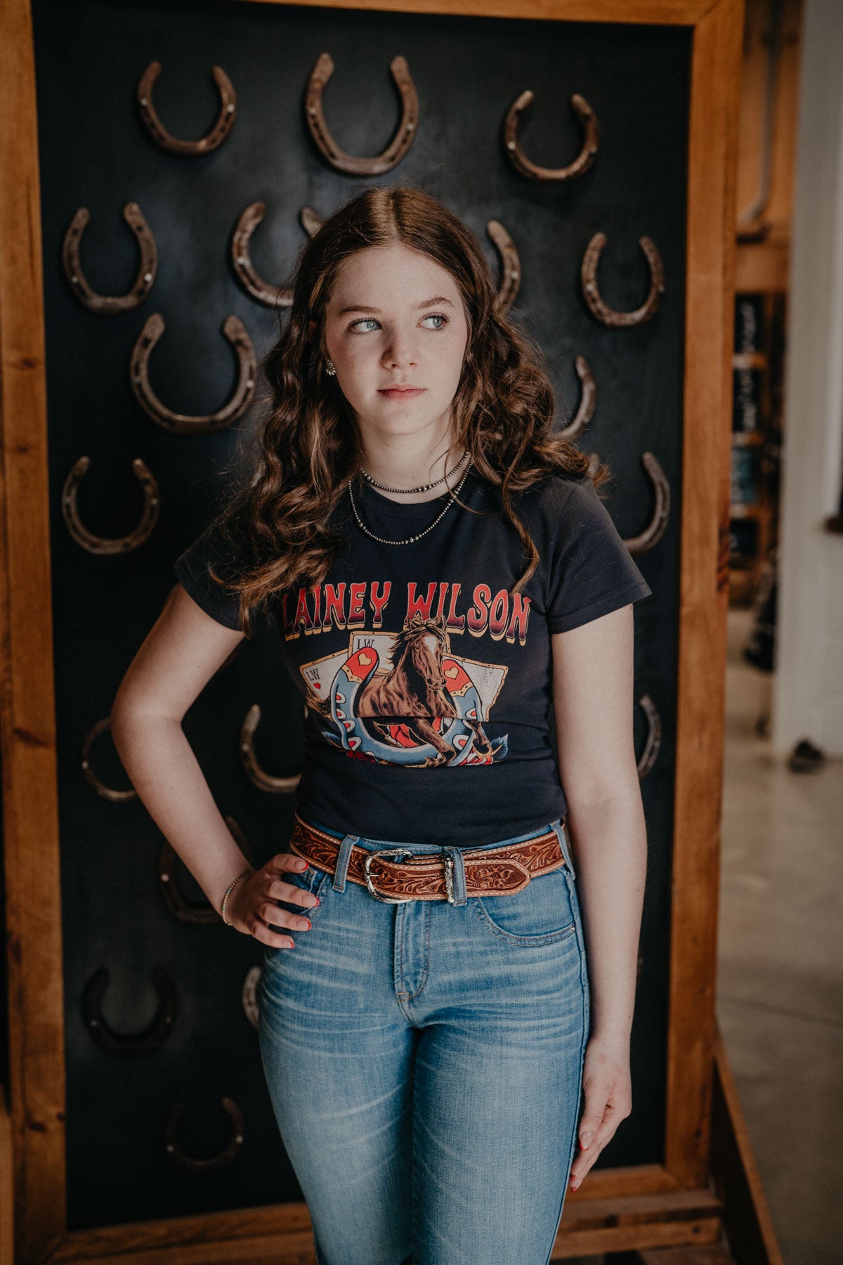 'Wild Card' Wrangler X Lainey Wilson Women's Graphic T (XS-XL)