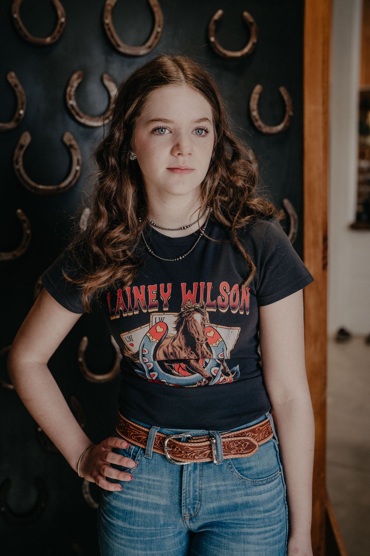 'Wild Card' Wrangler X Lainey Wilson Women's Graphic T (XS-XL)