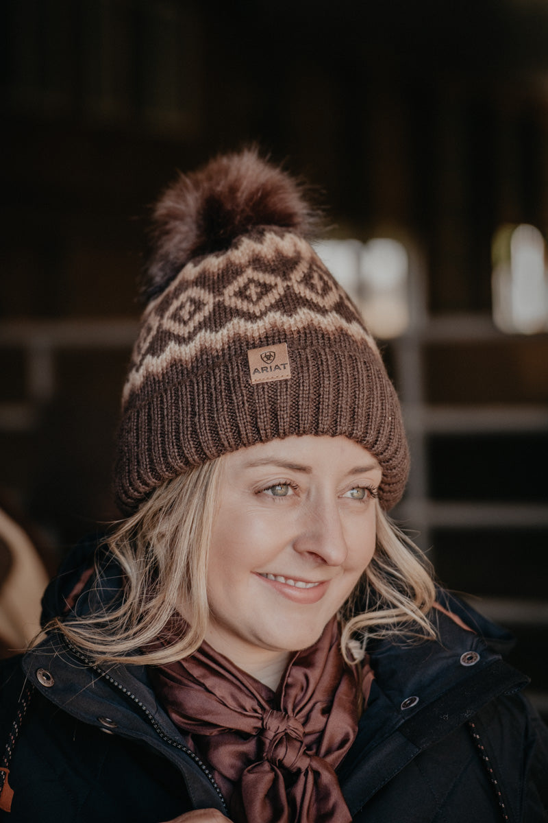 Women's Bristol Chocolate Brown Beanie (One Size)