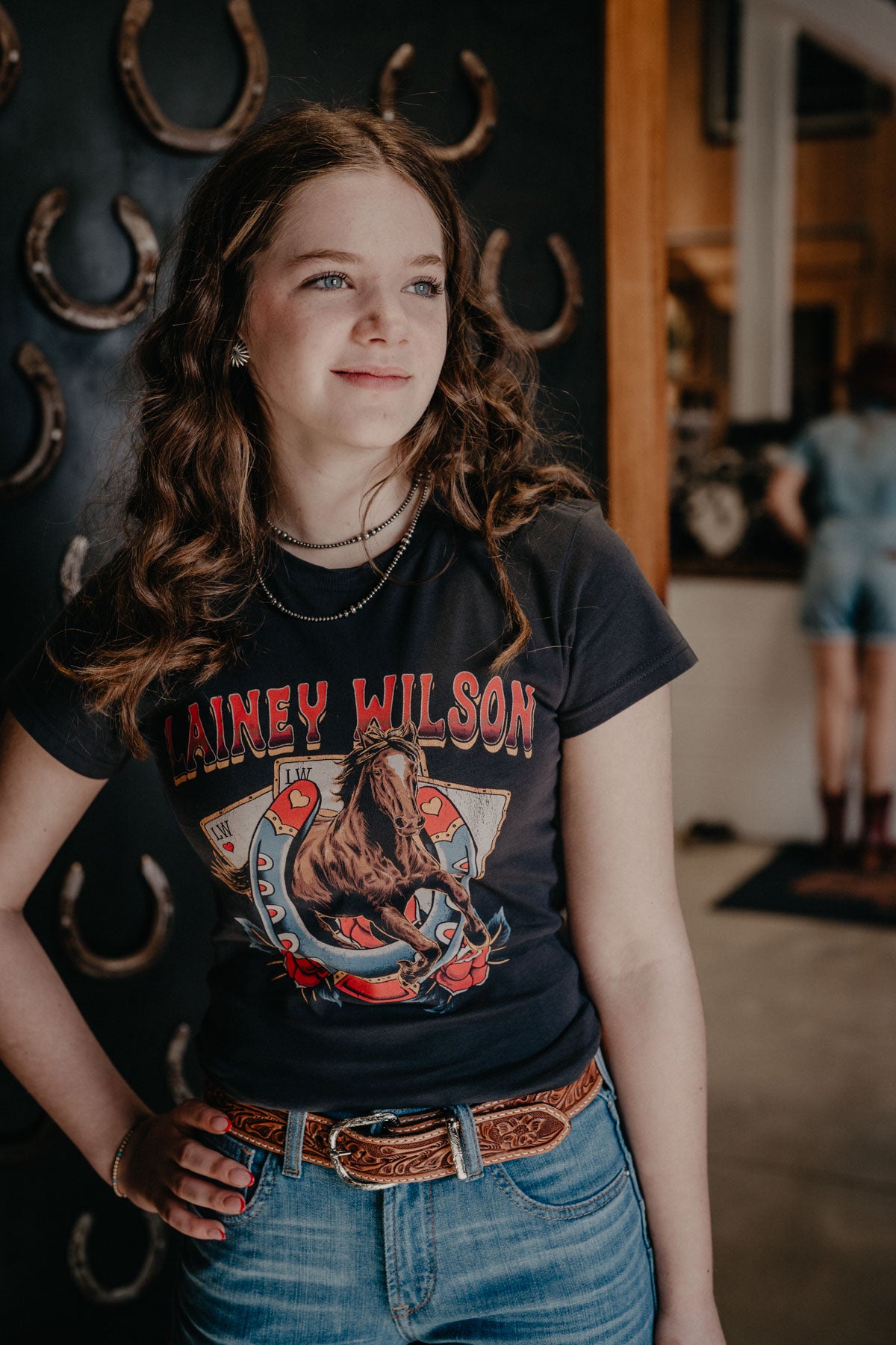 'Wild Card' Wrangler X Lainey Wilson Women's Graphic T (XS-XL)