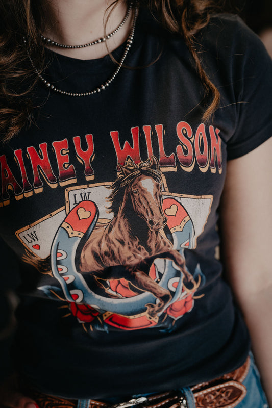 'Wild Card' Wrangler X Lainey Wilson Women's Graphic T (XS-XL)