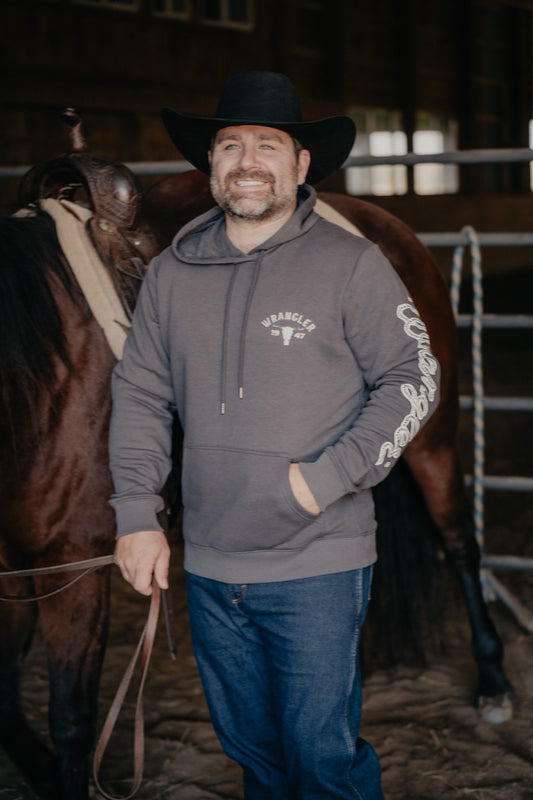 'Western Mosteer' Men's Wrangler Hoodie (S-XXL)