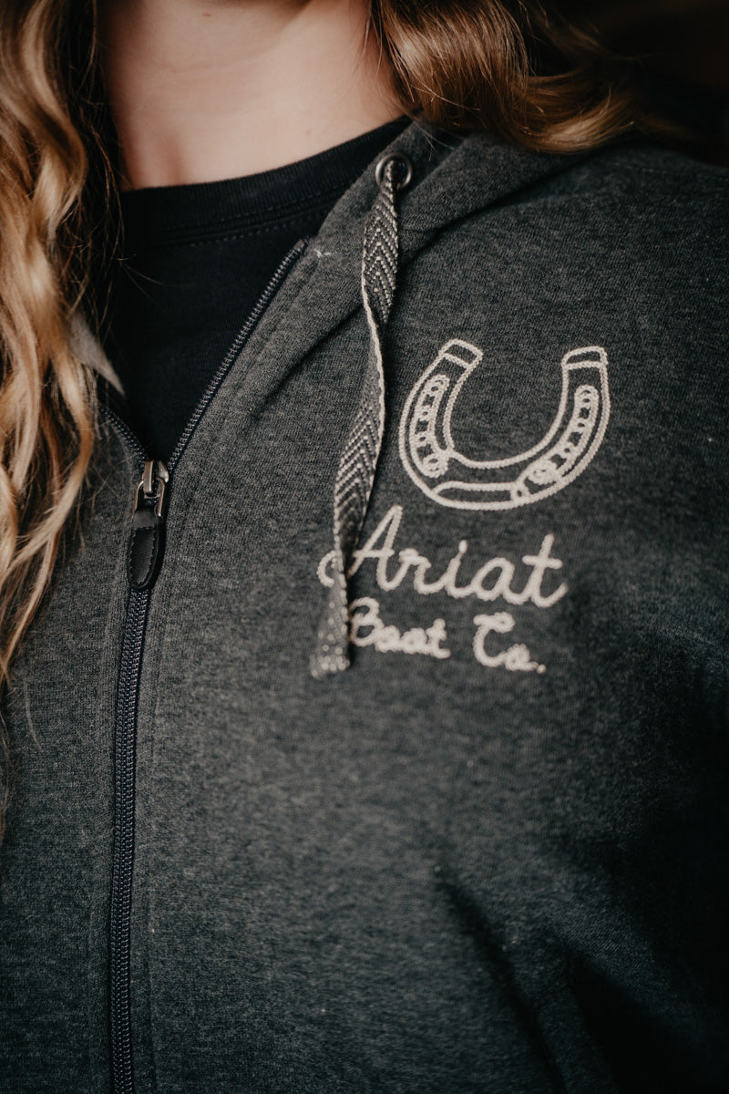 'Shan' Women's Full Zip Charcoal (XS-XXL)