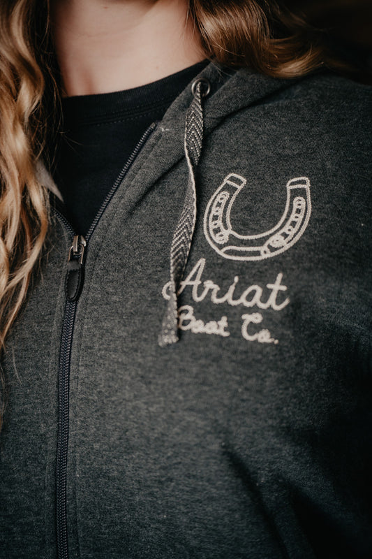 'Shan' Women's Full Zip Charcoal (XS-XXL)