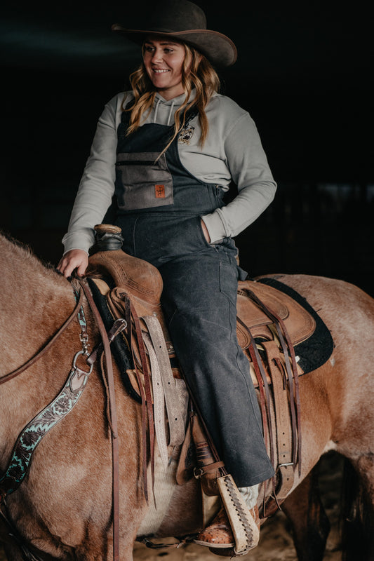 Women's Dark Charcoal Insulated Overalls (XXS-XXL)