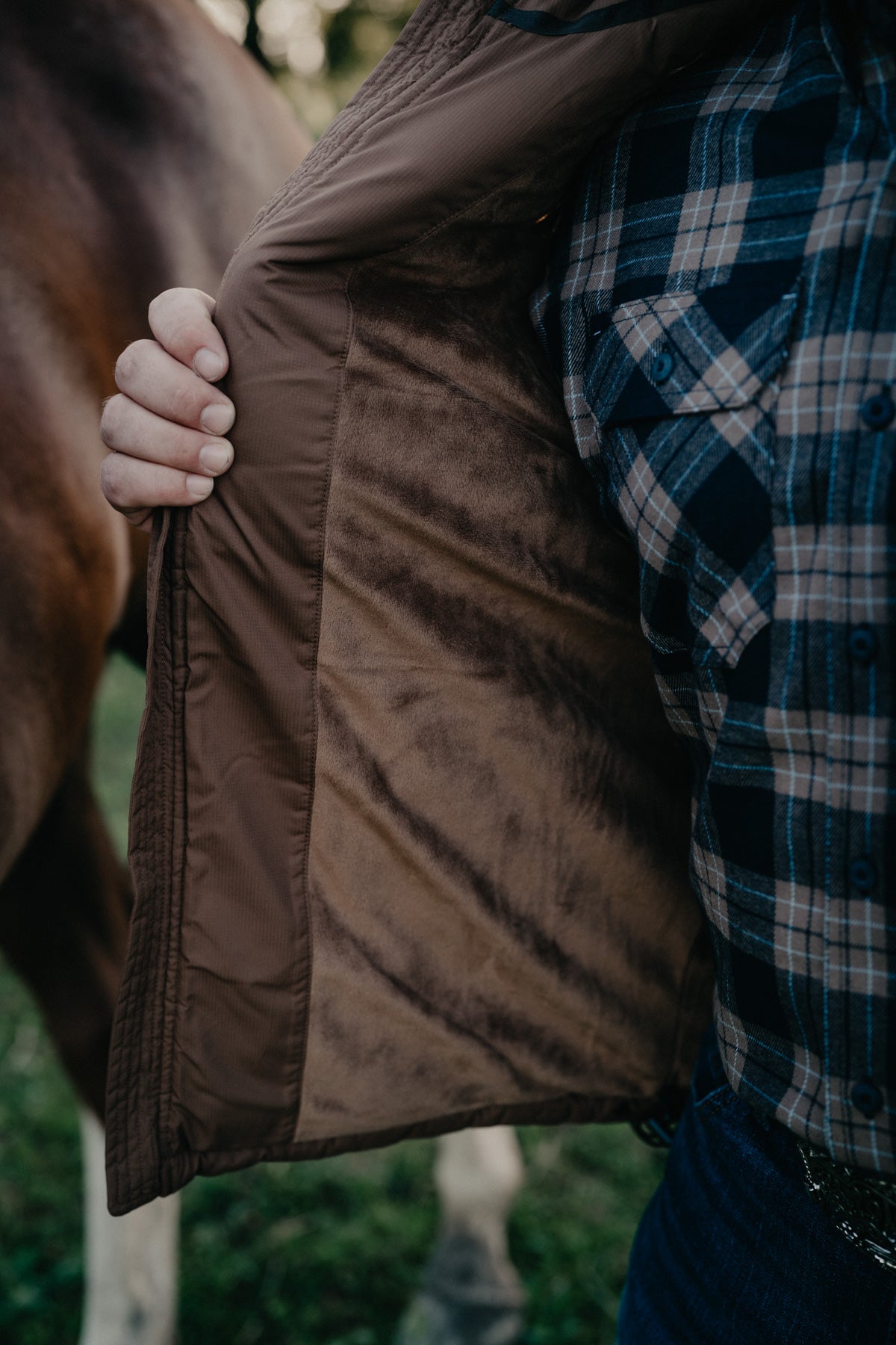 'Maverick' Men's Camel Brown Ariat Vest