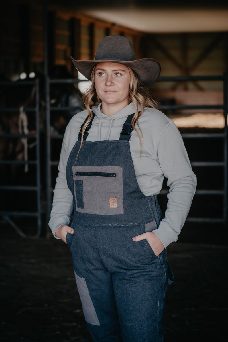 Women's Dark Charcoal Insulated Overalls (XXS-XXL)