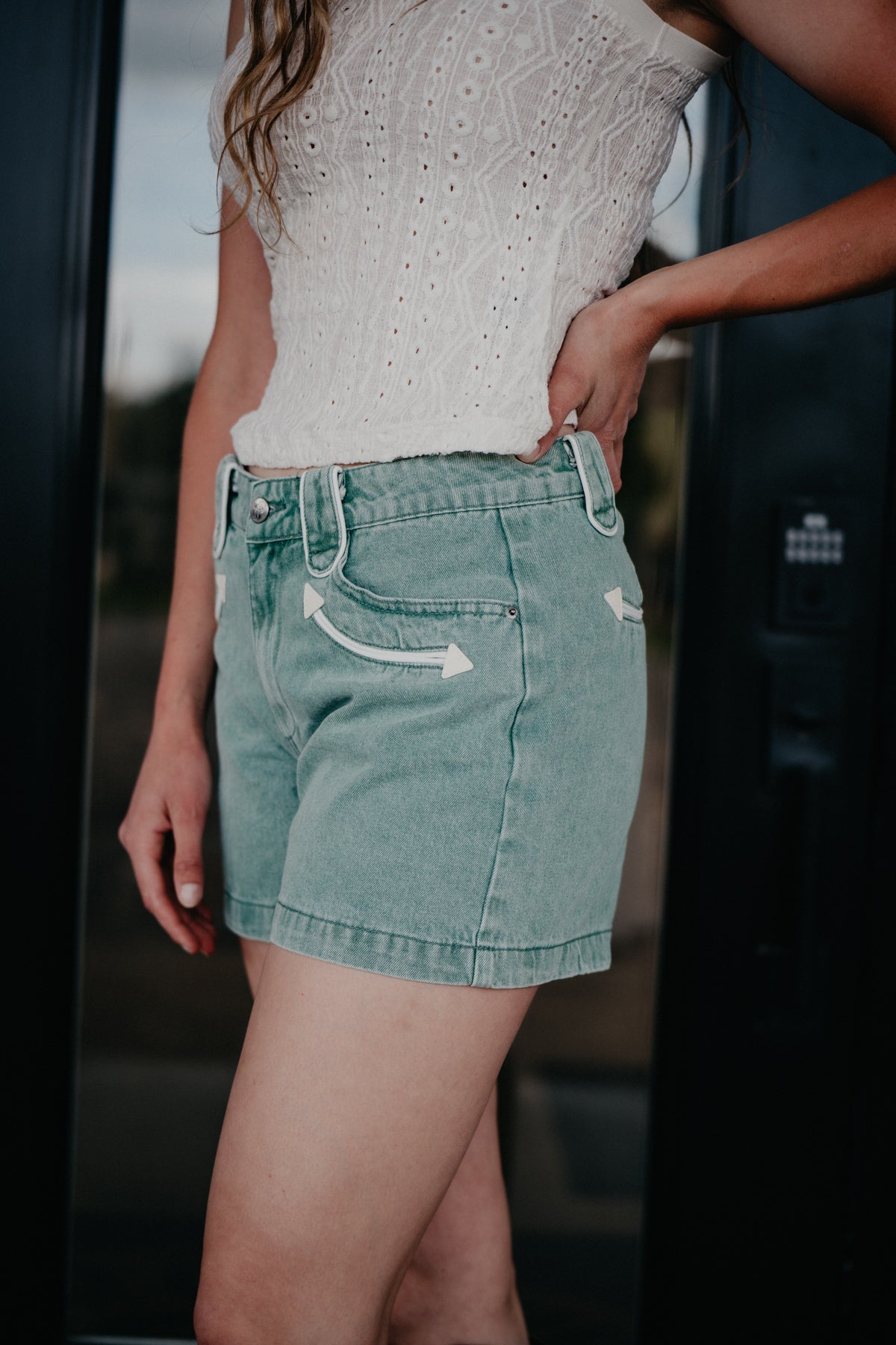 'Jordi' Tan Smiley Shorts (S-XL; 2 Colours)