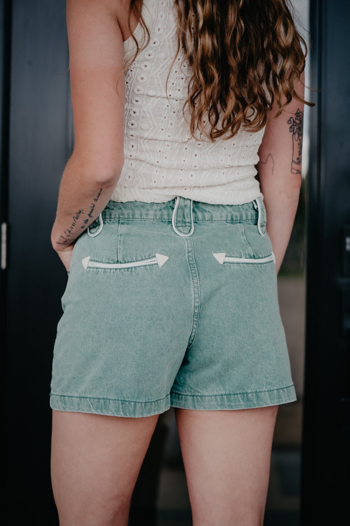 'Jordi' Tan Smiley Shorts (S-XL; 2 Colours)