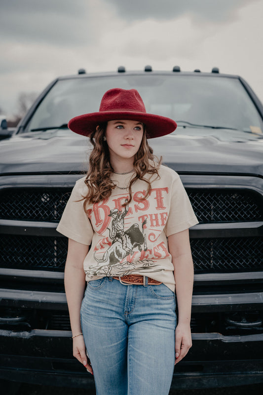 'Best in the West' Women's Ariat Bull Rider T-Shirt (XS - XXL)