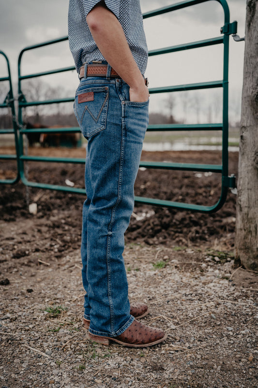 'Devon' Men's Retro Slim Bootcut Wrangler Jean (29-42)