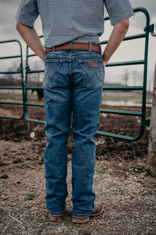 'Devon' Men's Retro Slim Bootcut Wrangler Jean (29-42)