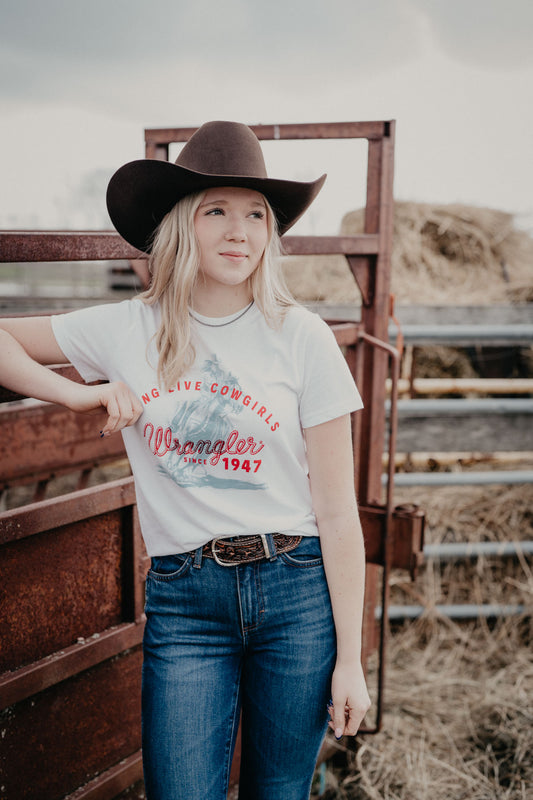 'Long Live Cowgirls' Wrangler Women's T Shirt (XS-XXL)
