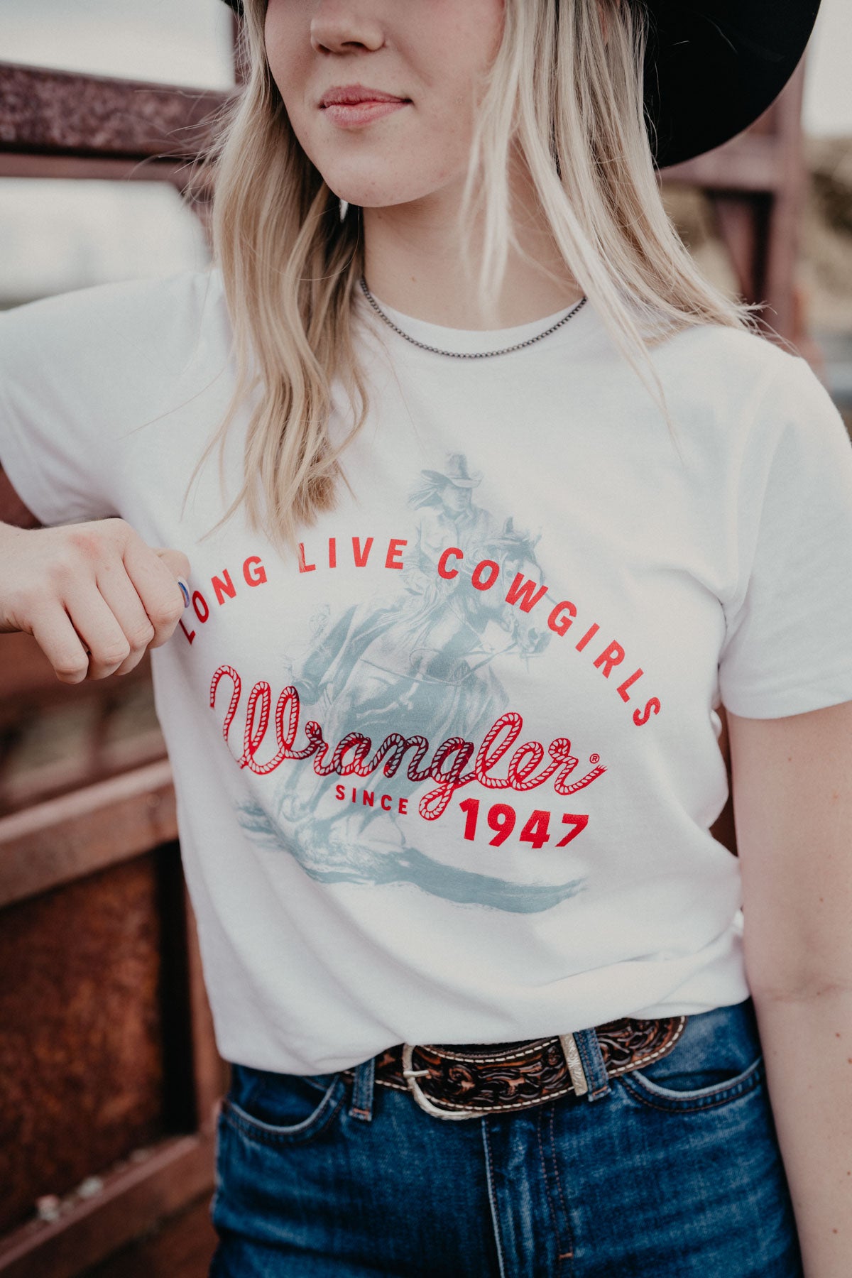 'Long Live Cowgirls' Wrangler Women's T Shirt (XS-XXL)