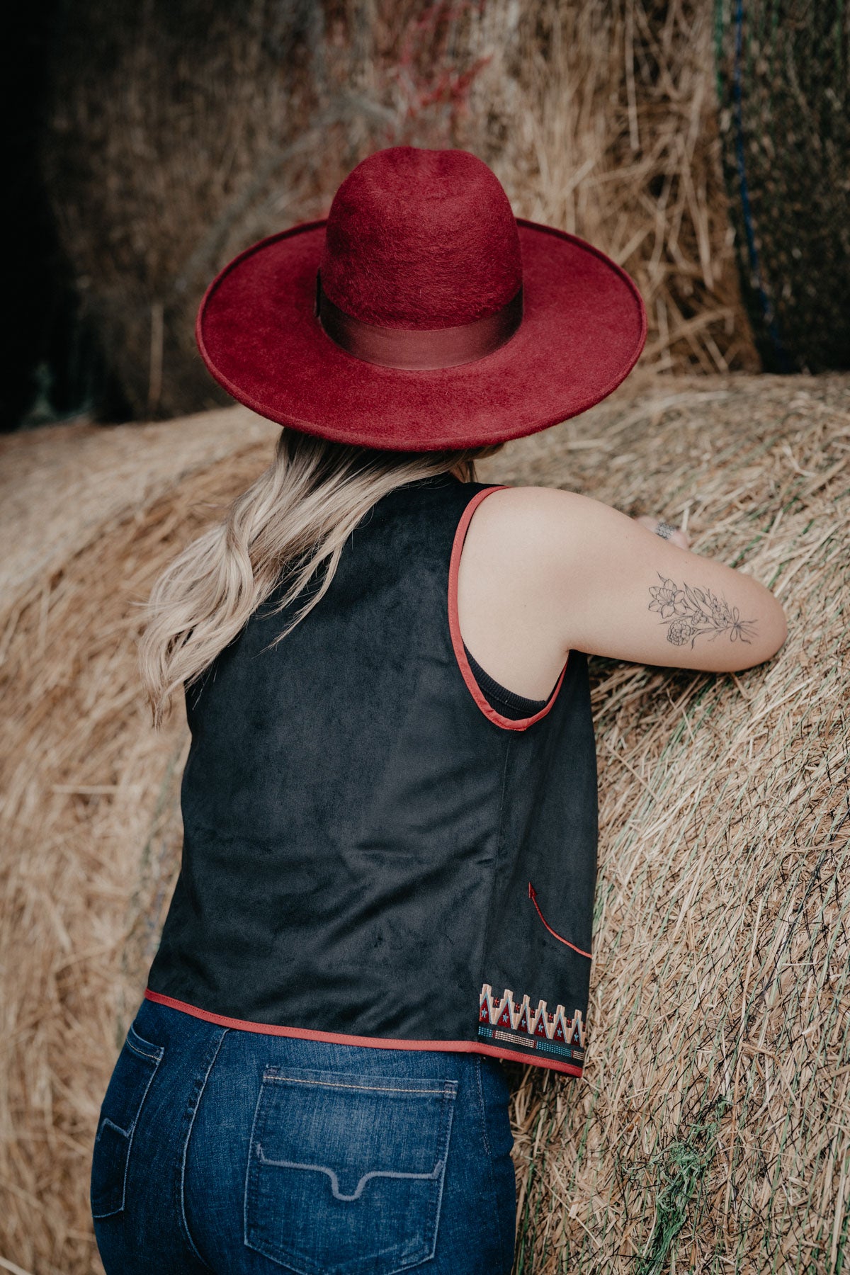 'Echo' Black Studded Vest (XS-XXL)