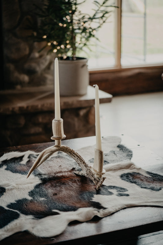 #82 Authentic Antler Candelabra