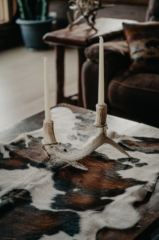 #82 Authentic Antler Candelabra