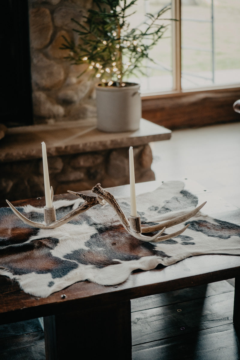 #80 Authentic Antler Candelabra