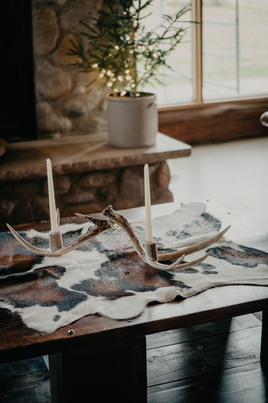 #80 Authentic Antler Candelabra