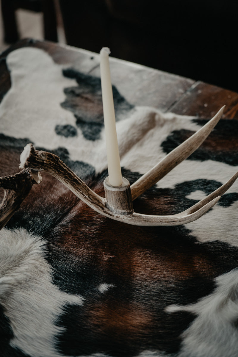 #80 Authentic Antler Candelabra