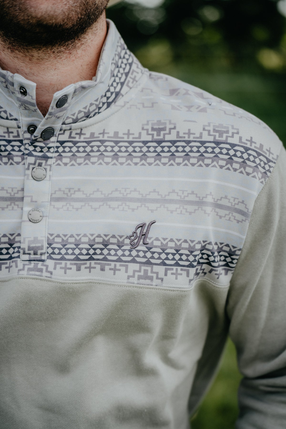'Stevie' Men's Forest Green Pullover by Hooey (S-XXL)