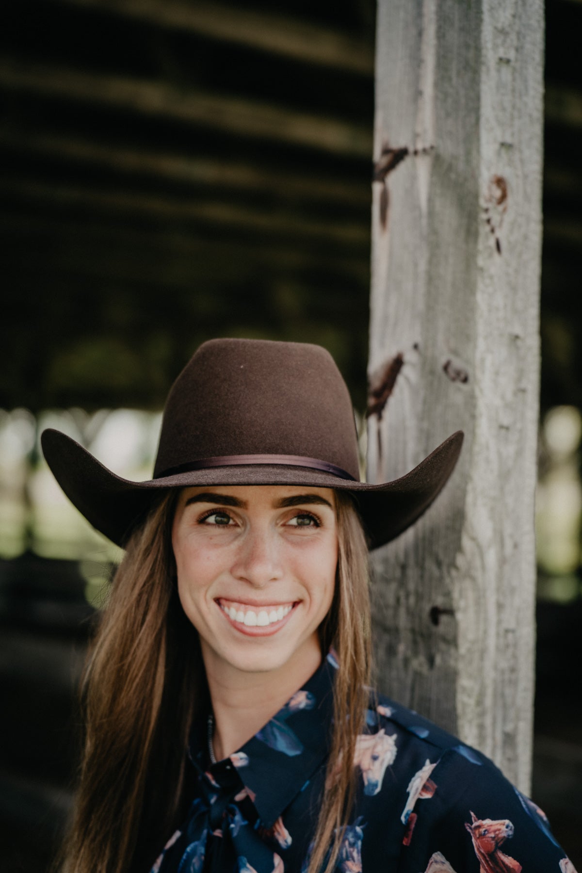 'CJ Barton' Resistol 5X Felt Chocolate Cowboy Hat