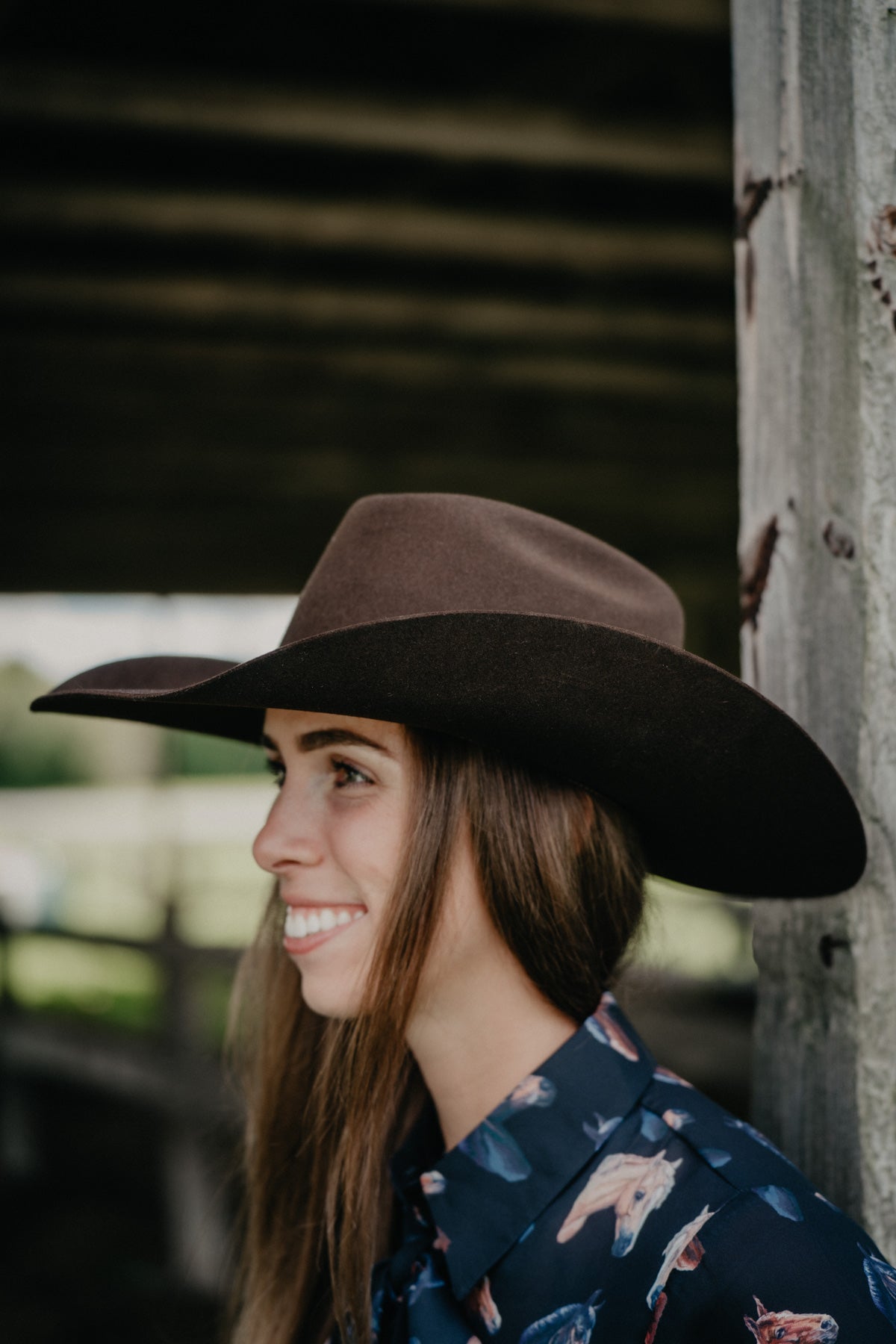 'CJ Barton' Resistol 5X Felt Chocolate Cowboy Hat
