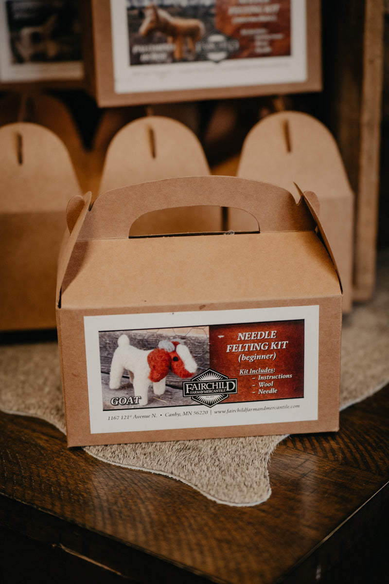 Boer Goat Needle Felting Kit